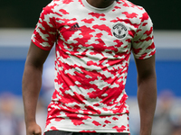   Teden Mengi of Manchester United looks on during the Pre-season Friendly match between Queens Park Rangers and Manchester United at the Ki...