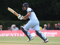 David Bedingham of Durham bats during the Royal London One Day Cup match between Middlesex County Cricket Club and Durham County Cricket Clu...