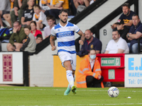    QPRs Charlie Austin during the Pre-season Friendly match between Cambridge United and Queens Park Rangers at the R Costings Abbey Stadium...