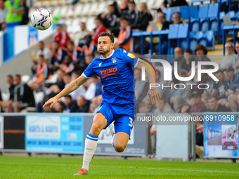 Colchesters Ryan Clampin during the Pre-season Friendly match between Colchester United and Ipswich Town at the Weston Homes Community Stadi...