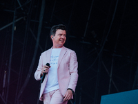 Rick Astley performs at Latitude Festival 2021, The UK's first major festival since the start of the Coronavirus Pandemic (