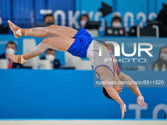 Nikita Nagornyy  of ROC during mens all around final in Artistic  Gymnastics final at the Tokyo Olympics at Ariake Gymnastics Centre, Tokyo,...