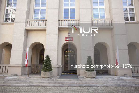 Supreme Audit Office building seen in Warsaw on July 28, 2021. 