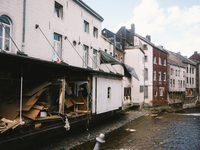 General view of city center of Stolberg, Germany on July 28, 2021 after flood math in Stolberg (