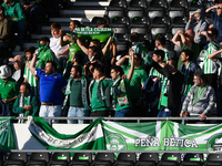 Real Betis supporters during the Pre-season Friendly match between Derby County and Real Betis Balompi at the Pride Park, Derby on Wednesda...