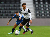 Lee Buchanan of Derby County in action during the Pre-season Friendly match between Derby County and Real Betis Balompi at the Pride Park,...