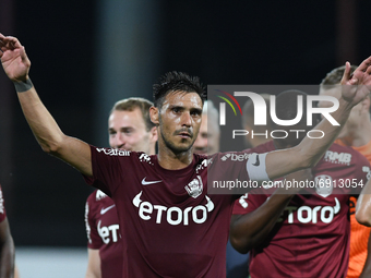 Mario Camora captain of CFR Cluj,  during CFR Cluj vs  Lincoln Red Imps FC, UEFA Champions League, Dr. Constantin Radulescu Stadium, Cluj-Na...