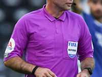 Referee, Paul Tierney during the Pre-season Friendly match between Derby County and Real Betis Balompi at the Pride Park, Derby on Wednesda...
