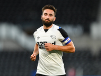 
GraemeShinnie of Derby County during the Pre-season Friendly match between Derby County and Real Betis Balompi at the Pride Park, Derby on...