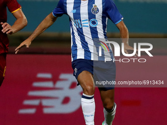 Pepe of FC Porto during an international club friendly football match between AS Roma and FC Porto at the Bela Vista stadium in Lagoa, Portu...