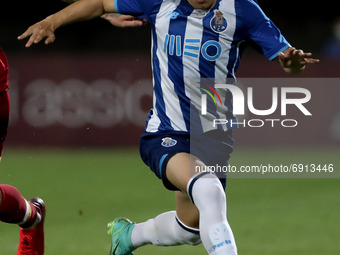 Pepe of FC Porto in action during an international club friendly football match between AS Roma and FC Porto at the Bela Vista stadium in La...