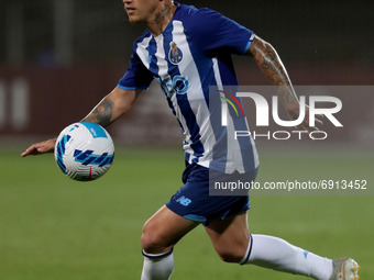 Otavio of FC Porto in action during an international club friendly football match between AS Roma and FC Porto at the Bela Vista stadium in...