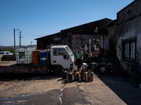 A large fire in the Algarve area has caused several residents to lose their homes. August 17, 2021; Castro Marim, Portugal. (