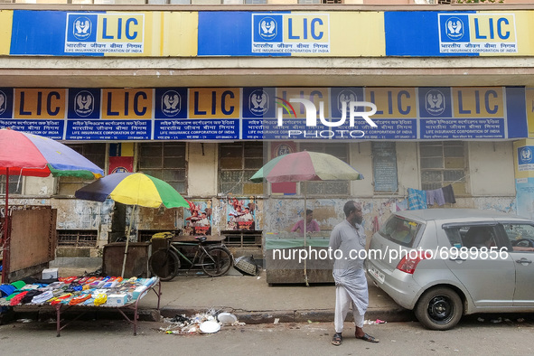 An LIC office building as seen in Kolkata, India on 24 August 2021. As many as 16 Merchant bankers are in a race to manage the much awaited...