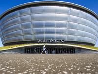 A general view of the SSE Hydro located on the Scottish Event Campus on September 1, 2021 in Glasgow, Scotland. The Scottish Event Campus wi...