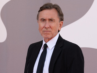 Tim Roth attends the red carpet of the movie ''Sundown'' during the 78th Venice International Film Festival on September 05, 2021 in Venice,...