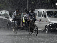 Heavy rainfall lashes Kolkata, India, 06 September, 2021.  (
