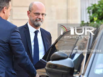 FRANCE – PARIS – POLITICS – GOVERNMENT - COUNCIL OF MINISTERS - French Education, Youth and Sports Minister Jean-Michel Blanquer leaves The...