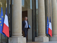 FRANCE – PARIS – POLITICS – GOVERNMENT - COUNCIL OF MINISTERS - French Economy and Finance Minister Bruno Le Maire leaves The Elysee Preside...