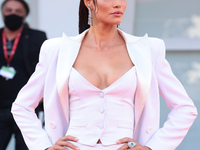 Sofia Resing on the closing ceremony red carpet during the 78th Venice International Film Festival on September 11, 2021 in Venice, Italy. (...