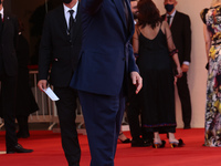 Toni Servillo on the closing ceremony red carpet during the 78th Venice International Film Festival on September 11, 2021 in Venice, Italy....
