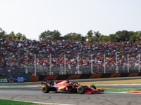 Charles Leclerc, Scuderia Ferrari competes during the Formula 1 Heineken Gran Premio D'italia 2021, Italian Grand Prix, 14th round of the 20...