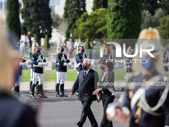 The Prime Minister, António Costa arrives at the funeral ceremony, on September 12, 2021 in Belem, Lisbon, Portugal.
Jorge Sampaio, 81 years...