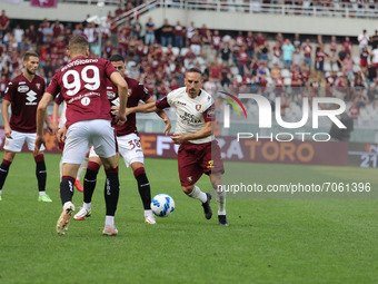 Franck Ribery (Salernitana) during the Italian football Serie A match Torino FC vs US Salernitana on September 12, 2021 at the Olimpico Gran...