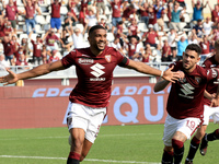 Gleison Bremer (Torino FC) celebrates the goal during the Italian football Serie A match Torino FC vs US Salernitana on September 12, 2021 a...