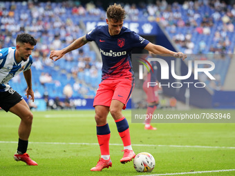 Antoine Griezmann during the match between FC RCD Espanyol and Atletico de Madrid, corresponding to the week 4 of the Liga Santander, played...
