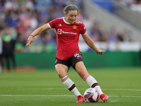 
Kirsty Hanson of Manchester United during the Barclays FA Women's Super League match between Leicester City and Manchester United at the Ki...
