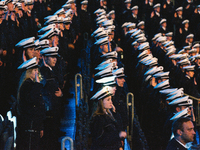 general view of new member of police force of NRW's a swear in ceremony helding in Lanxess Arena in Cologne, Germany on September 16, 2021 (