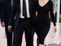Actor Antonio Banderas and Stella Banderas at photocall for opening ceremony during the 69th San Sebastian Film Festival in San Sebastian, S...