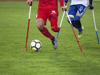 Final match Turkey Spain of the European Amputee Football Championship Krakow 2021 in Krakow, Poland on September 19, 2021. (
