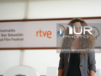 Claudia Llosa at photocall for film Distancia de Rescate during the 69th San Sebastian Film Festival in San Sebastian, Spain, on Monday, 20...