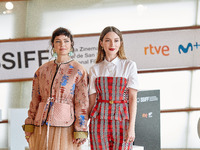 The Spanish actress Maria Valverde and Argentine actress Dolores Fonzi  and the director Claudia Llosa attends the Distancia de Rescate Phot...