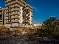 Fondo Favale after the fire and the intervention of the Fire Brigade, on 20 September 2021 in Molfetta.
Around 11:00, a huge fire broke out...