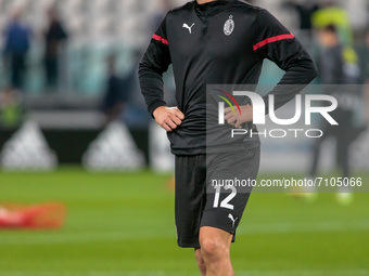 Ante Rebic (Ac Milan) during the Italian championship Serie A football match between Juventus FC and AC Milan FC on September 19, 2021 at Al...