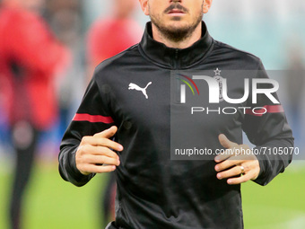 Alessandro Florenzi (Ac Milan) during the Italian championship Serie A football match between Juventus FC and AC Milan FC on September 19, 2...