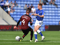  Oldham Athletic's Davis Keillor-Dunn tussles with Gary Liddle of Hartlepool United during the Sky Bet League 2 match between Oldham Athleti...