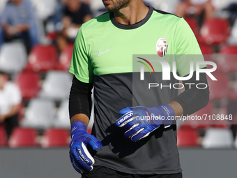 Nicola Leali during Serie B match between Alessandria v Ascoli in Alessandria, on September 21, 2021  (