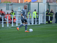 Luca Parodi of US Alessandria during the Serie B match between Alessandria Calcio and Ascoli Calcio in Alessandria, on 19 September 2021 in...