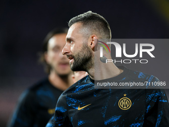 Marcelo Brozovic of FC Internazionale during the Serie A match between ACF Fiorentina and FC Internazionale at Stadio Artemio Franchi, Flore...