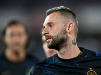 Marcelo Brozovic of FC Internazionale looks on during the Serie A match between ACF Fiorentina and FC Internazionale at Stadio Artemio Franc...