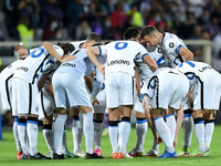 Players of FC Internazionale seem focused during the Serie A match between ACF Fiorentina and FC Internazionale at Stadio Artemio Franchi, F...