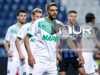 Domenico Berardi (U.S. Sassuolo) during the Italian football Serie A match Atalanta BC vs US Sassuolo on September 21, 2021 at the Gewiss St...