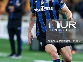 Robin Gosens (Atalanta Bergamasca Calcio) in action during the Italian football Serie A match Atalanta BC vs US Sassuolo on September 21, 20...