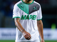 Kaan Ayhan (U.S. Sassuolo) during the Italian football Serie A match Atalanta BC vs US Sassuolo on September 21, 2021 at the Gewiss Stadium...