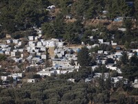 The former official refugee camp at Vathy - Samos Island that is located just next to the houses of Vathy as seen deserted. The camp has bee...