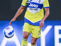 Mattia De Sciglio of FC Juventus during the Serie A match between Spezia Calcio and FC Juventus at Stadio Alberto Picco on 22 September 2021...